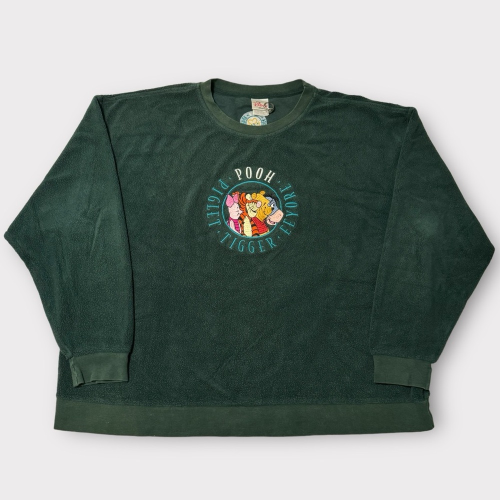 Vintage 90’s Fleece Pooh Embroidered Sweater